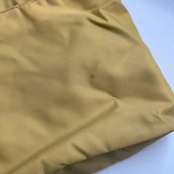 Giani Bernini Crossbody Faux Leather Nylon Tan Mustard Yellow Brown Bag - Picture 17 of 17